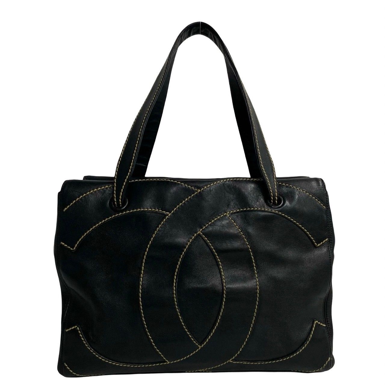 極 美品 シール有 9番台 CHANEL シャネル ワイルドステッチ ココマーク  