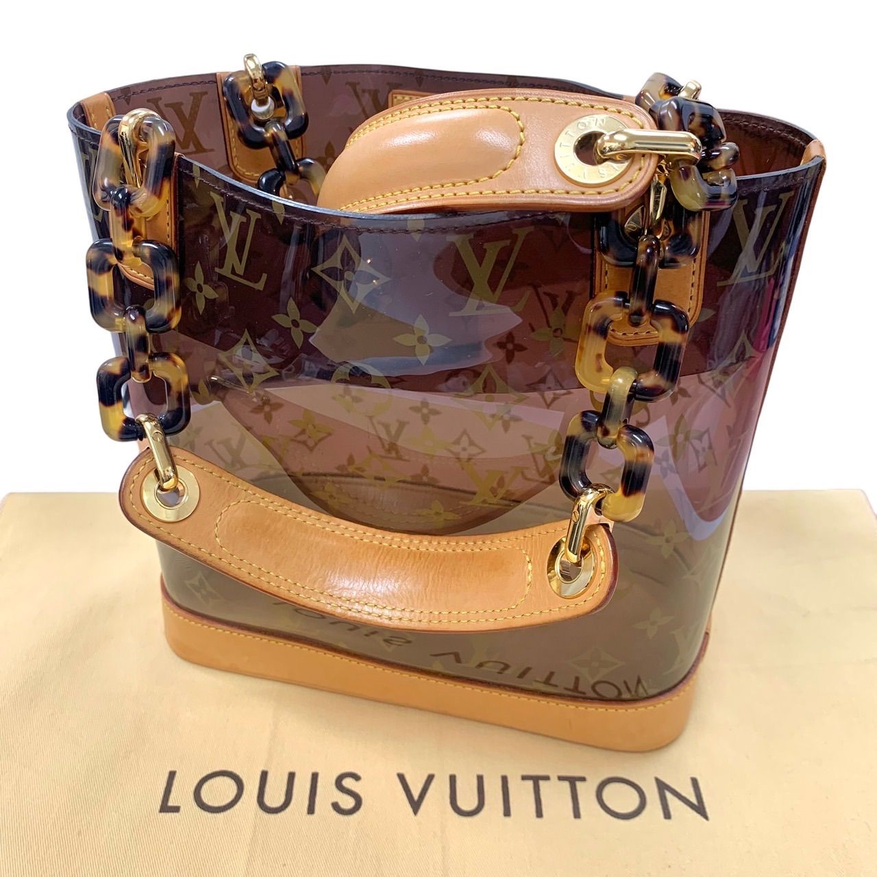 【美品⭐️ LOUIS VUITTON ルイヴィトン】 カバアンブルPM モノグラム ビニール　 トートバッグ ショルダーバッグ　 レディース　  M92502 （AYA） 240502000AB