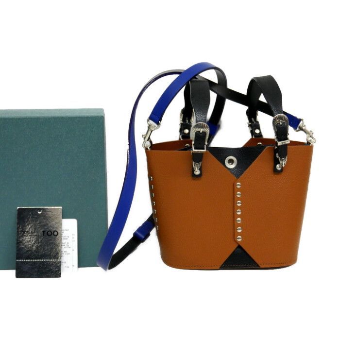 TOGA TOO トーガ 国内正規 24SS Leather tote bag mini 2WAY レザー 