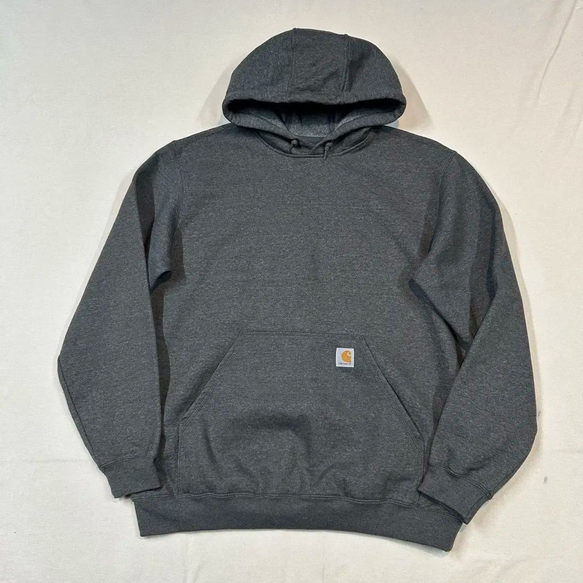 【雷市場（ポンジャン）商品韓国直送】 L ） Carhartt(カーハート) OG ミッドウェイト フード付きTシャツ チャコールグレー グレー