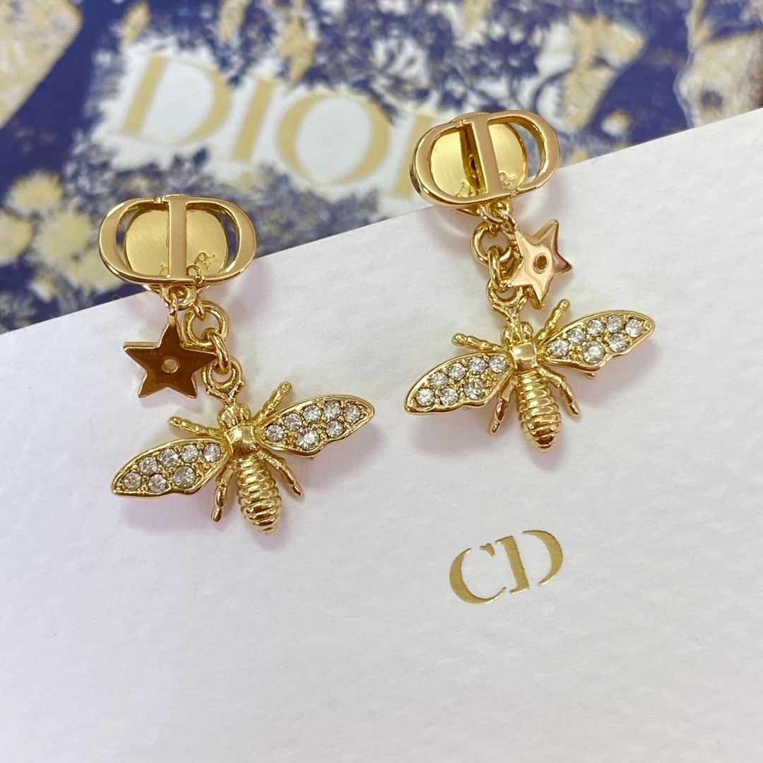 クリスチャンディオール （Christian Dior） BEE 蜂 ピアス ハチ ビー ドロップピアス GP ゴールド【新品】 - メルカリ