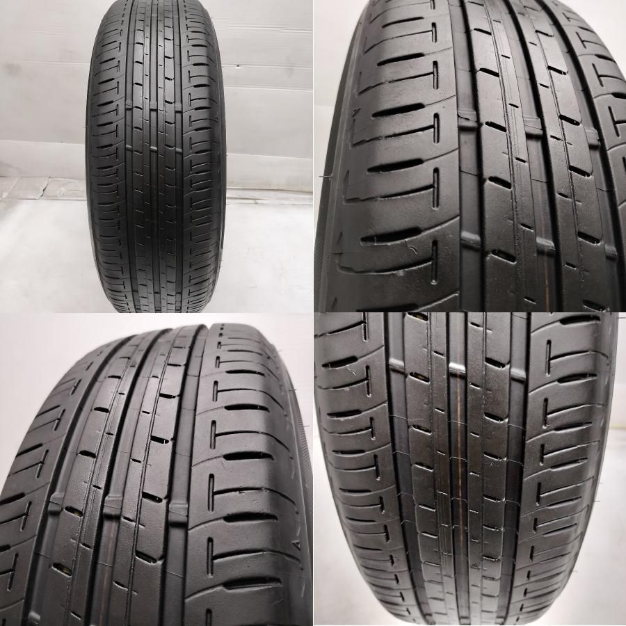 ◆配送先指定あり◆ ＜ノーマル X ホイール 1本＞ 185/65R15 ブリヂストン ’23年製　 15X6J トヨタ 純正 アクア等のスペアに 4H -100    中古