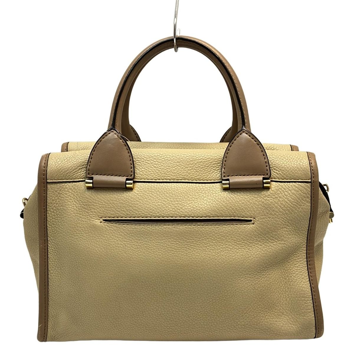MICHAEL KORS ベージュ/グリーン ハンドバッグ MICHAEL KORS(マイケルコース) ハンドバッグ - ベージュ×ピンク