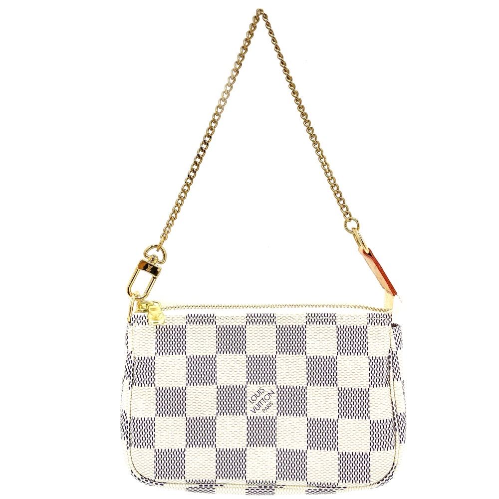 【箱・布袋あり】LOUIS VUITTON　ルイヴィトン　ミニポシェット・アクセソワール　N58010　ダミエアズール　ポーチ　レディース　ギフト　プレゼント包装可松前R56店