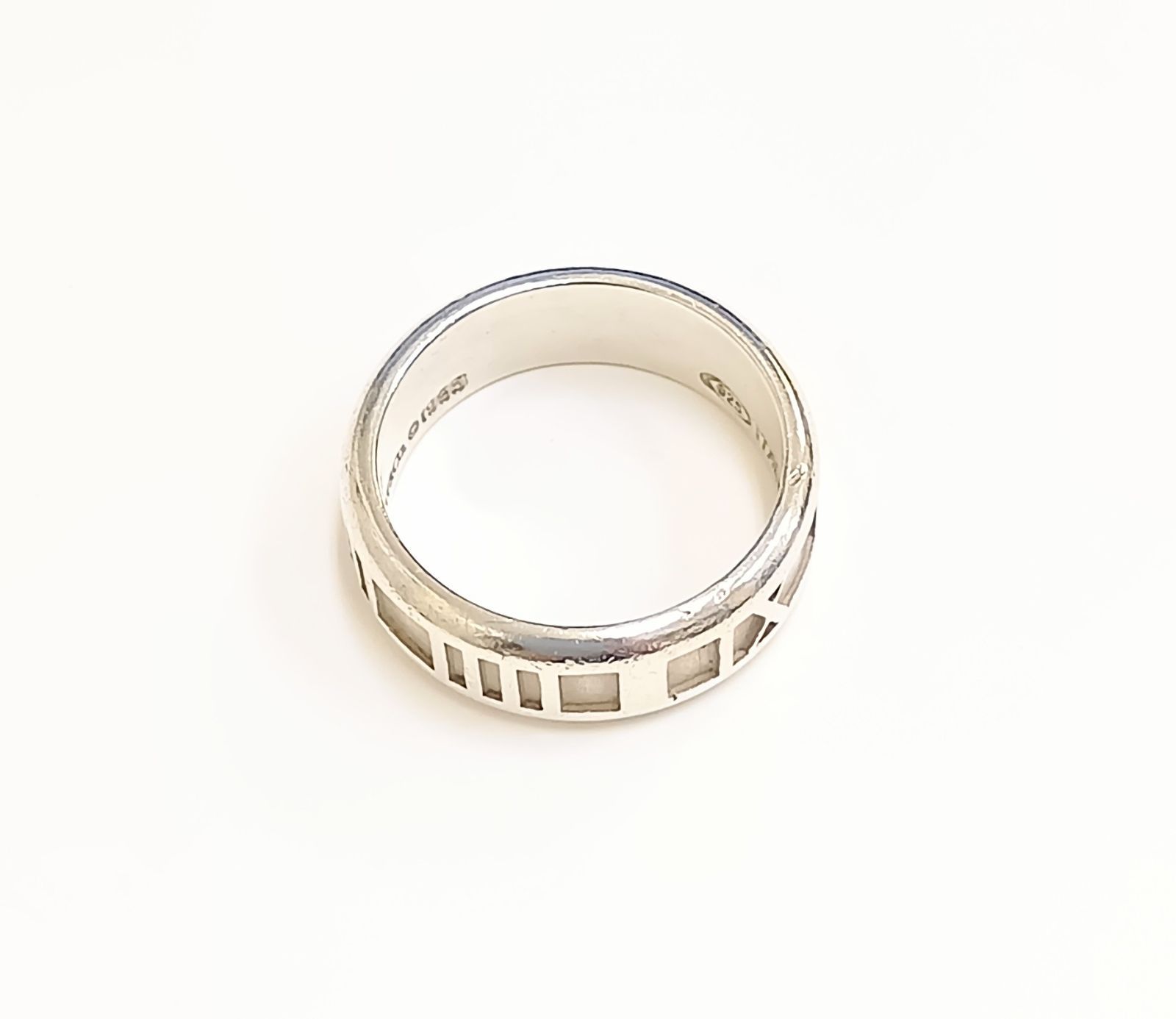 Tiffany& Co. アトラスリング　14号 ティファニー アトラスリング 925 Tiffany & Co. 14号 - メルカリ