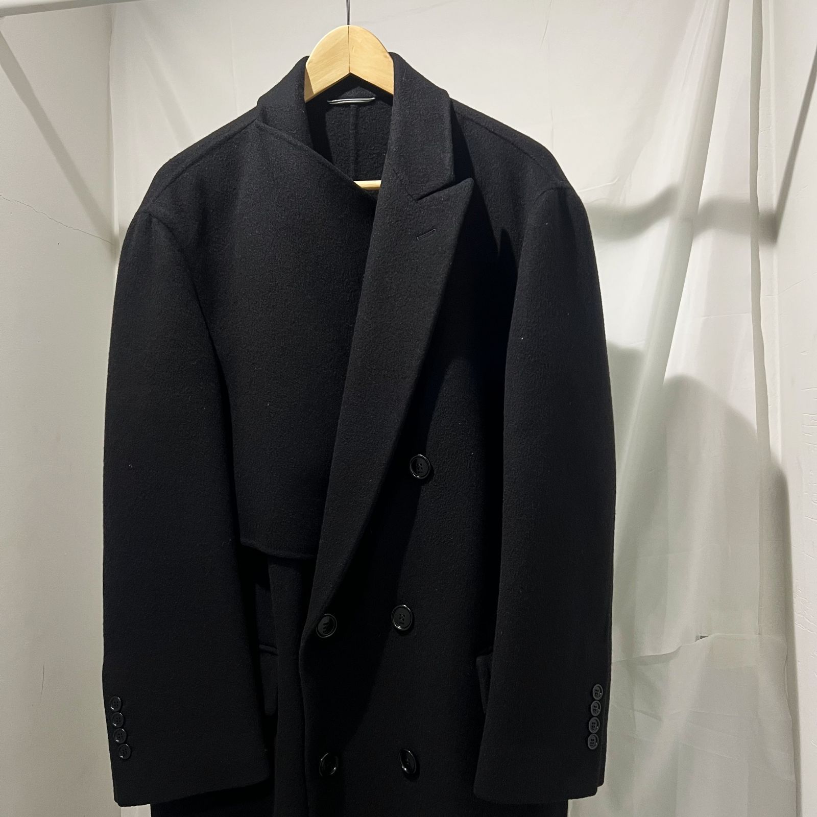 【ディオール】ウール　コート　42 Dior ディオール 19AW Duster Coat ウール チェスターコート