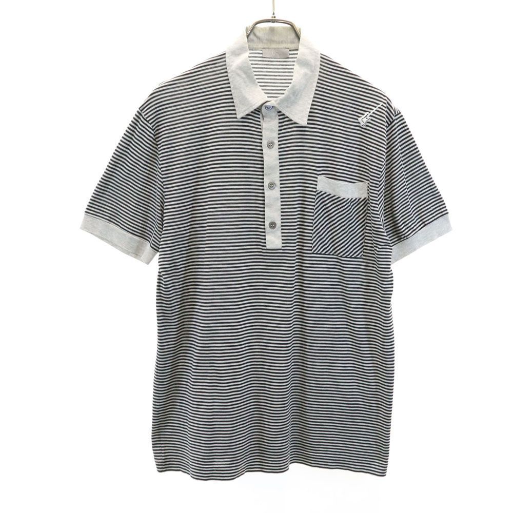 Yuu_ Dior グレー ポロシャツ Yuu_ Dior グレー ポロシャツ Yuu_ Dior グレー ポロシャツ T-NORY