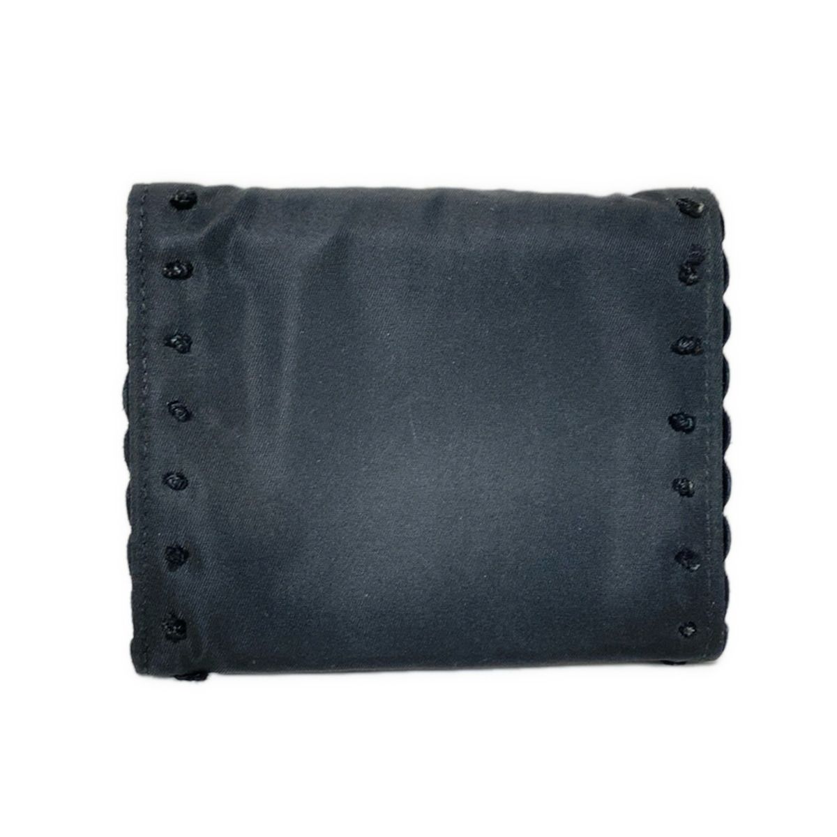 PRADA(プラダ) 3つ折り財布 - M613 黒 レザー PRADA 三つ折り財布 黒