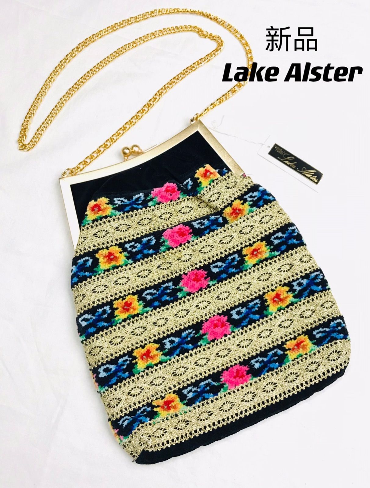 新品 Lake Alsterレイクアルスター がま口 ショルダーバッグ - メルカリ