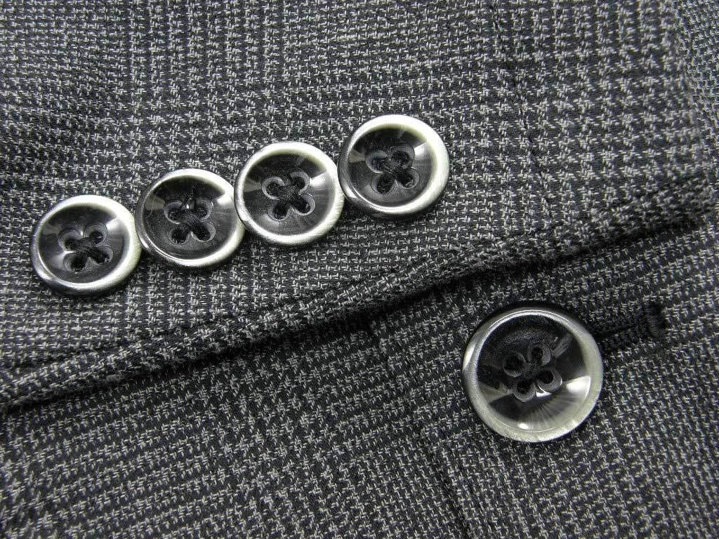 INTERMEZZO インターメッツォ 春夏 COOLMAX 定価1.7万 リネンブレンド 新品 しわ加工 ギンガムチェック 長袖 シャツ LL 青紺▲029▼0323_05 P63W90 新品 定価2万 INTERMEZZO インターメッツォ 春夏 COOLMAX 清涼