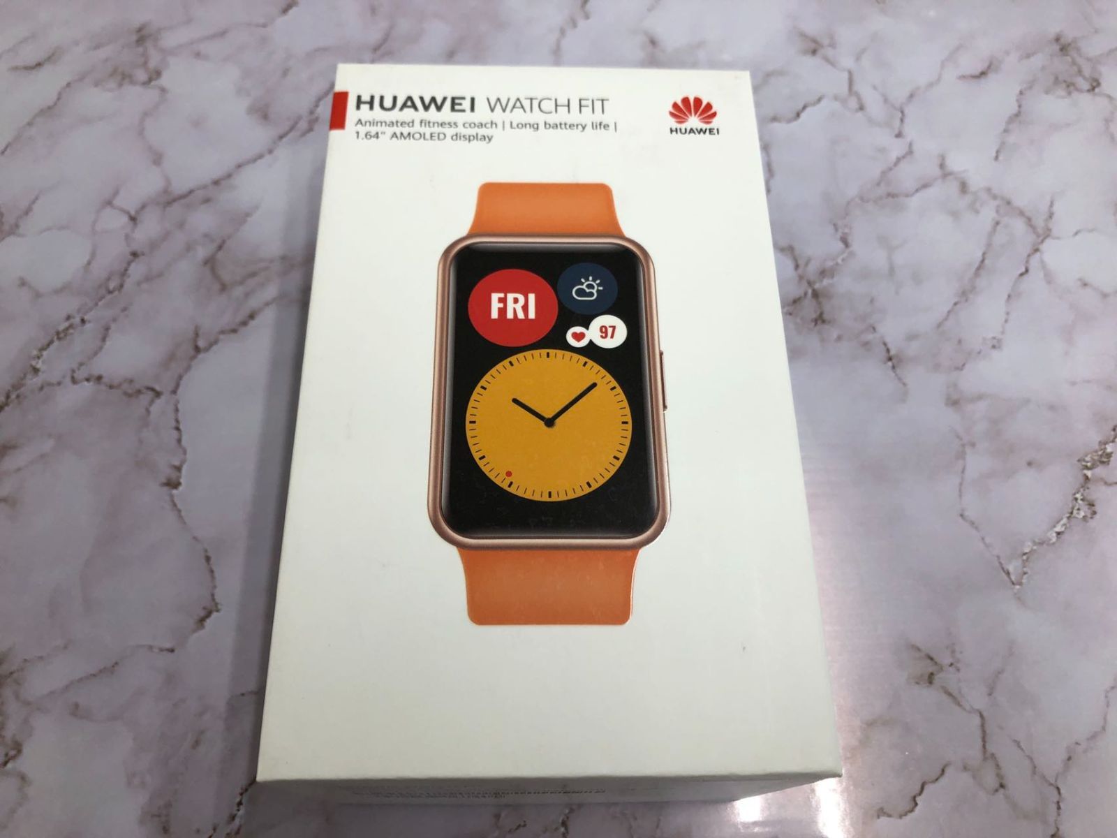 新品・未開封】HUAWEI Watch fit 限定カラー オレンジ（新品未開封  