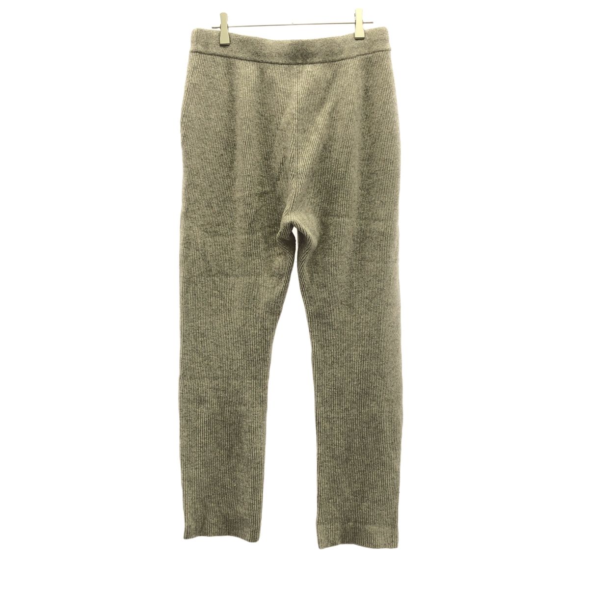 Drawer ウール カシミヤ ニット ジョガーパンツ Drawer ドゥロワー ウールカシミヤ12G畦編みストレートニット