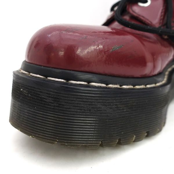 Dr.Martens×AGYNESS DEYN ◆10ホールブーツ/厚底/ブラウン/UK5（24ｃｍ） AGGY 1490 【レディース】【靴/シューズ】 【中古】 Dr.Martens×AGYNESS DEYN ◇10ホールブーツ/厚底/ブラウン/UK5（24cm
