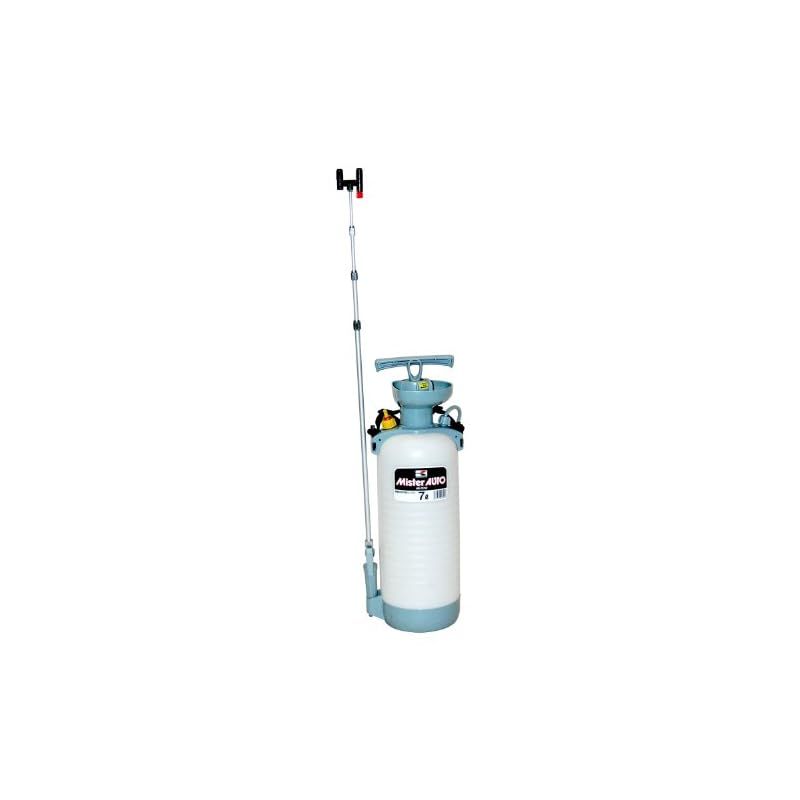 工進 KOSHIN 蓄圧式 噴霧器 タンク 7L ミスターオート HS-707W 伸縮 4段 ノズル 噴口 2個 Wピストン 防除 消毒 散布 0