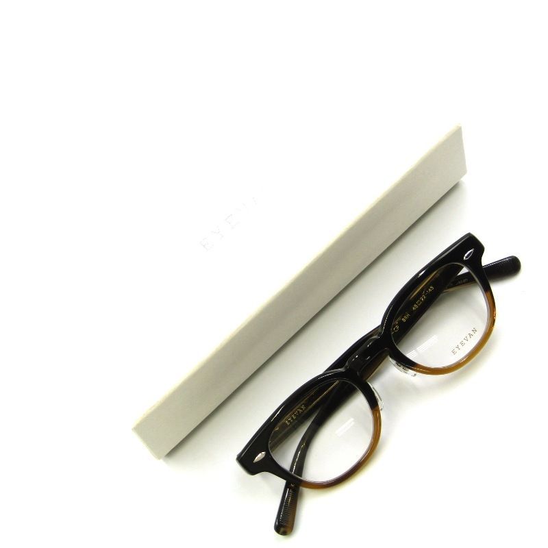 未使用 EYEVAN アイヴァン メガネフレーム Webb 45 CP 日本製