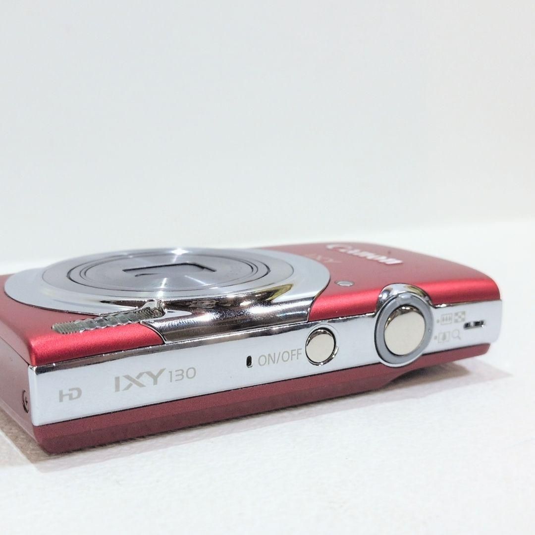 CANON IXY130 デジタルカメラ PC2053 レッド 充電器付属 【公式通販】