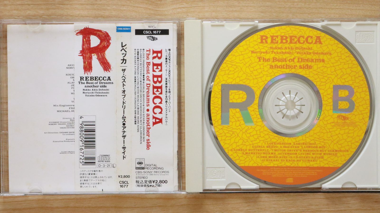 国内盤CD☆レベッカ/Rebecca□ The Best of Dreams～another