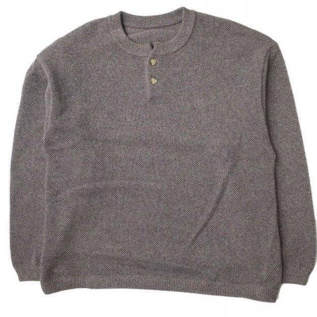 crepuscule 21AW Moss Stitch Henley Neck - メルカリ