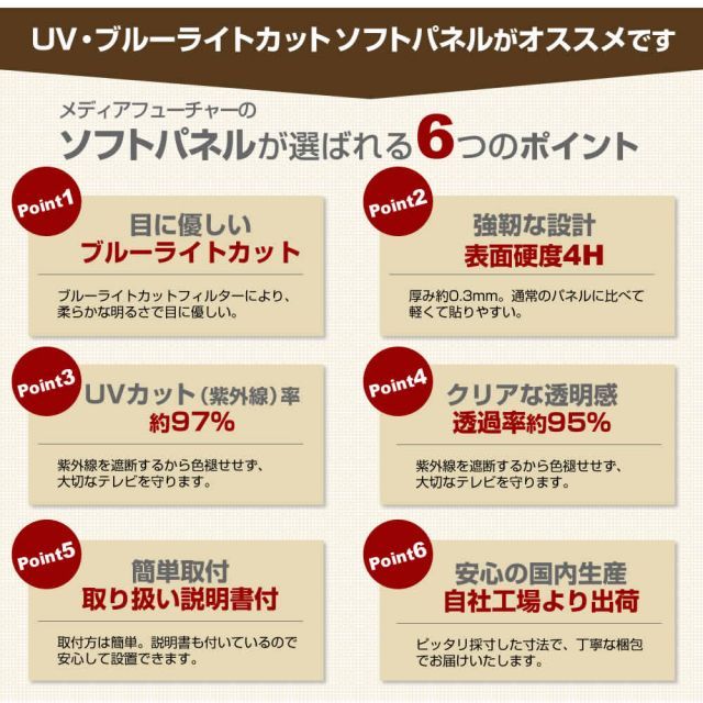 TCL 55Q815 液晶テレビ保護パネル 55型 ブルーライトカット テレビ保護パネル 55インチ 保護 フィルム 画面 モニター 破損 防止 有機ELテレビ UV 保護 テレビガード 薄型 カバー