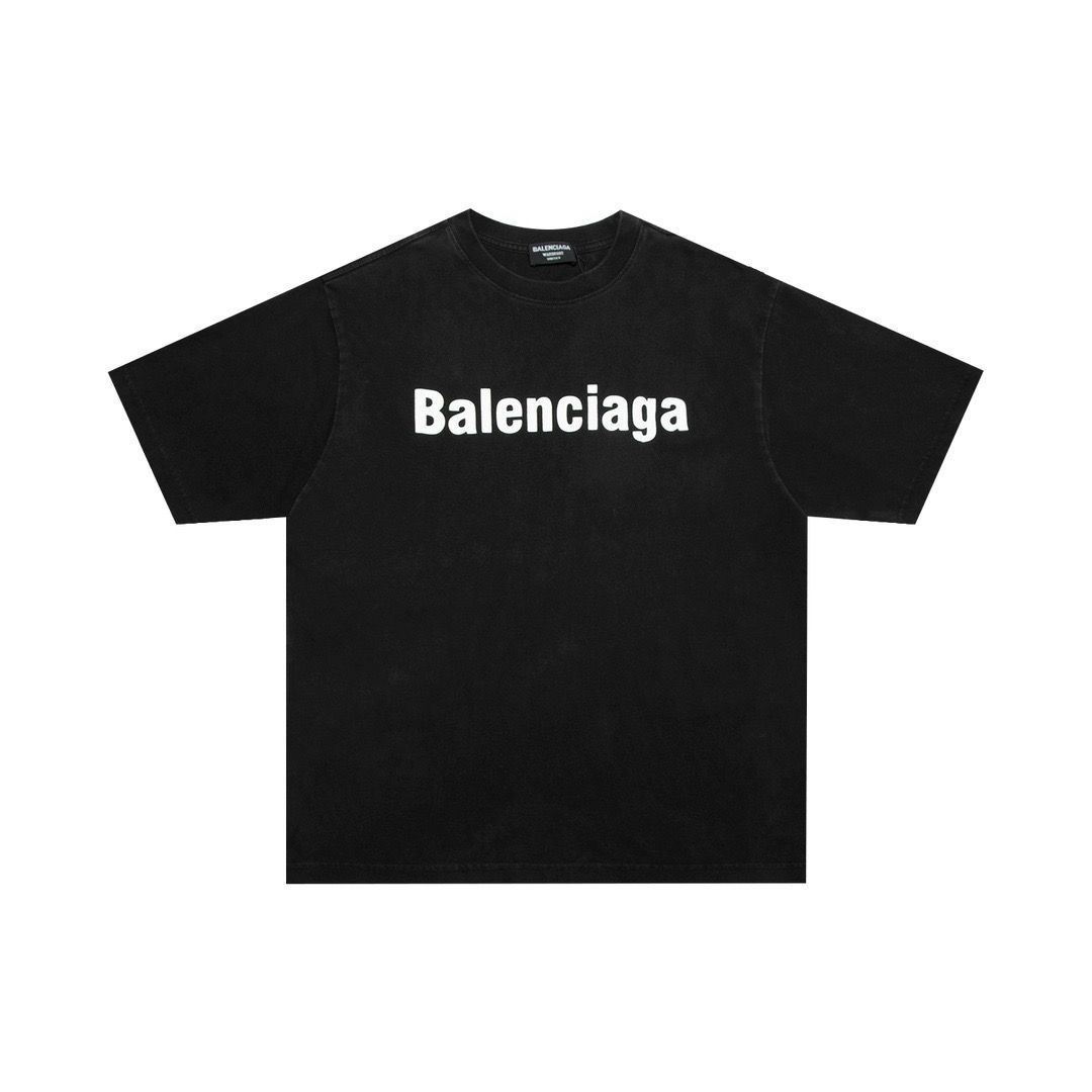 新品未使用】バレンシアガ　BALENCIAGA  Tシャツ　黒　半袖金額変更いたしました