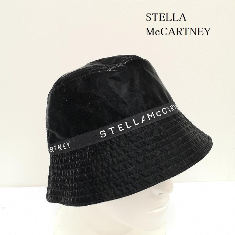 STELLA McCARTNEY ステラマッカートニー 帽子 ハット リバーシブル ロゴ バケット ハット