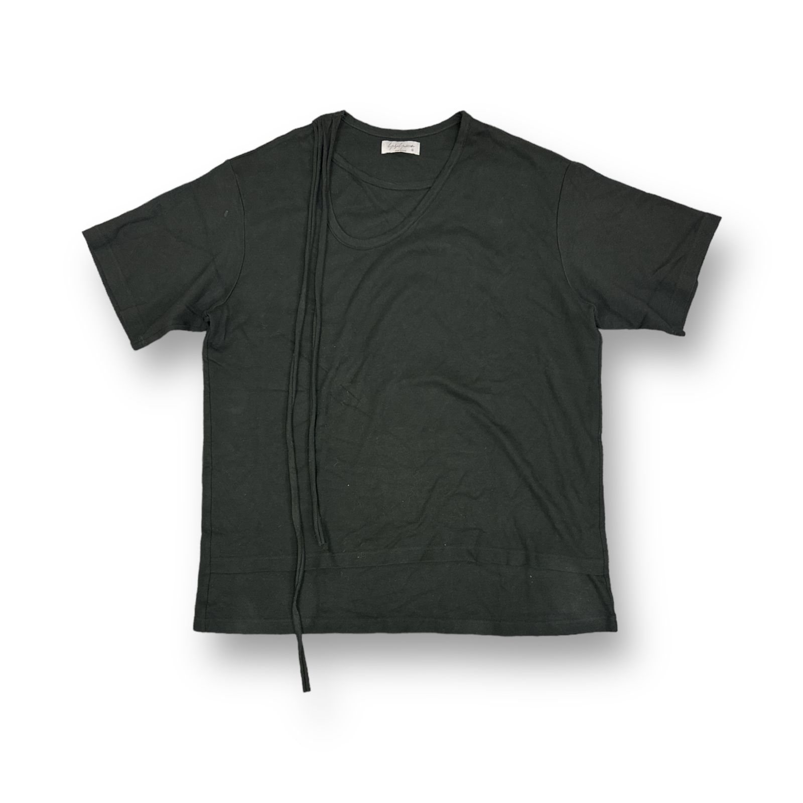 定価28600円 yohji yamamoto 21AW レイヤード風半袖 A Tシャツ HX-T15 