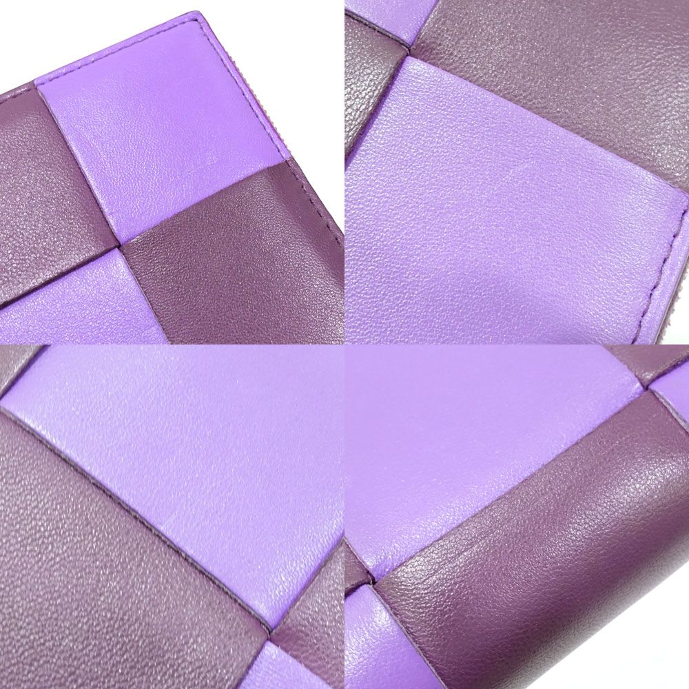 栄】ボッテガヴェネタ カセット ラージ ジップアラウンドウォレット