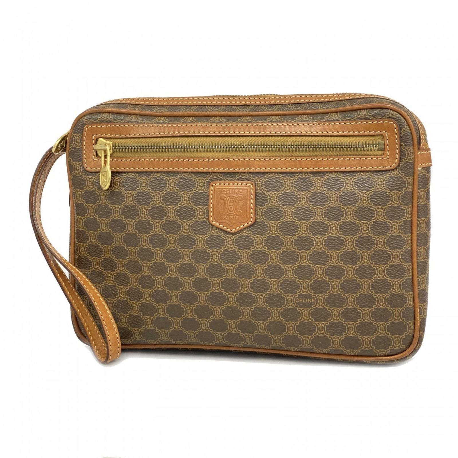 セリーヌ(Celine) セリーヌ クラッチバッグ マカダム ブラウン セリーヌ(Celine) セリーヌ クラッチバッグ マカダム ブラウン