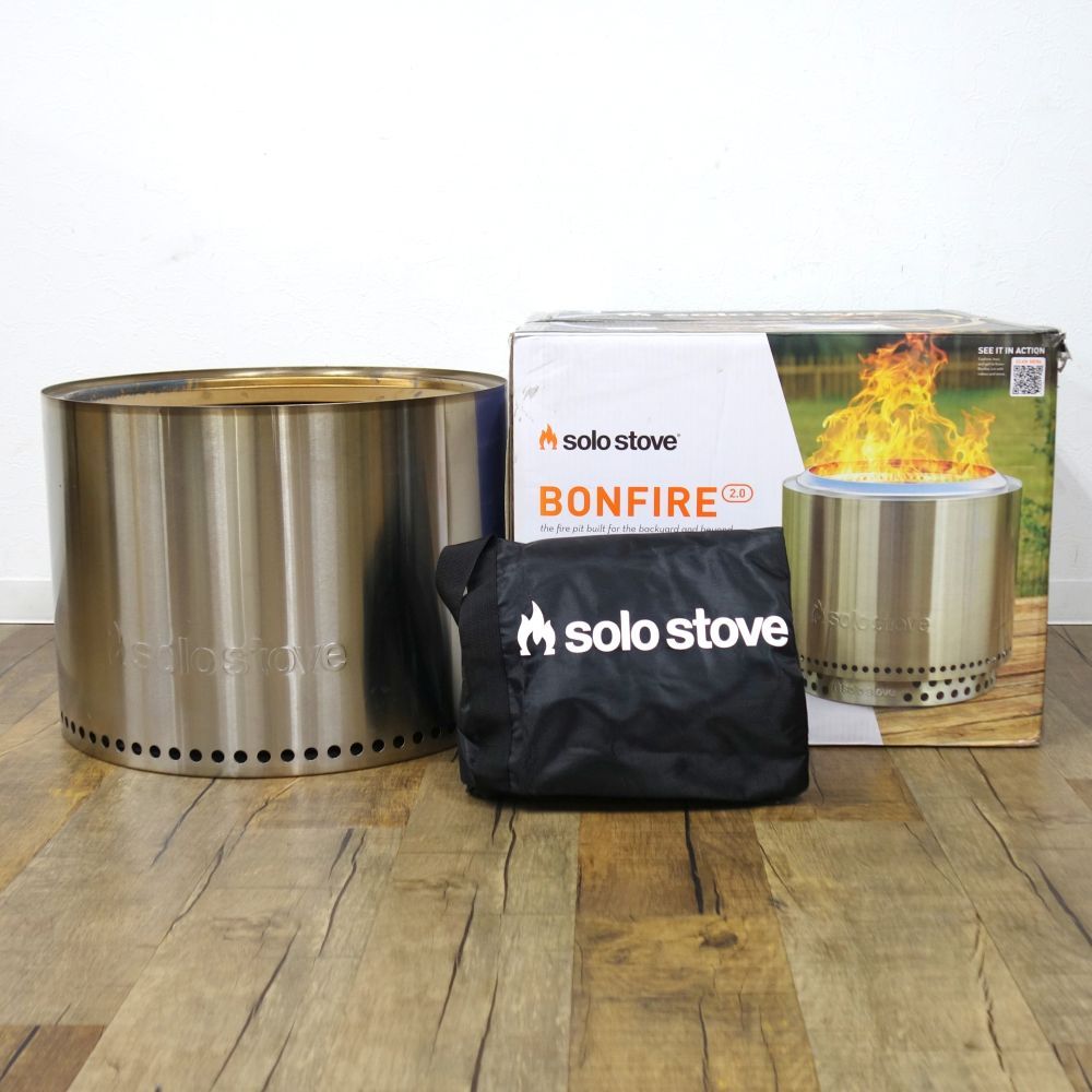 ソロストーブ SOLO STOVE BONFIRE KIT 2.0 ボンファイヤー キット ファイヤーピット ステンレス 焚き火台 焚火 キャンプ アウトドア Amazon | Solo Stove ソロストーブ ボンファイヤー キット 2.0
