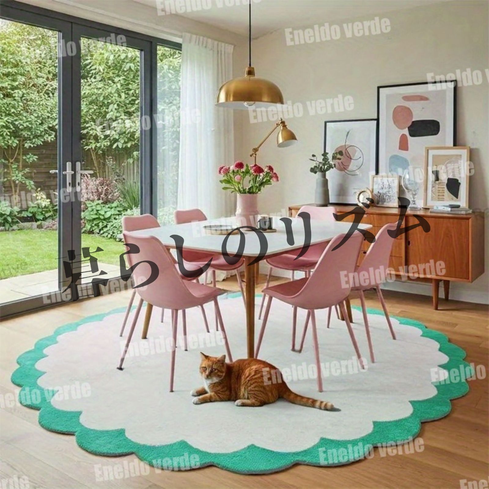 トルコヴィンテージラグ A78 ペールブルー ターコイズ オーバーダイ