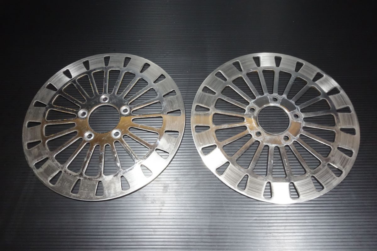 ライドライトホイールズ クラシック フロントディスクローター 左右セット 残5mm ダイナ ソフテイル ツーリング KS-FR-00S RIDE WRIGHT WHEELS R20250811