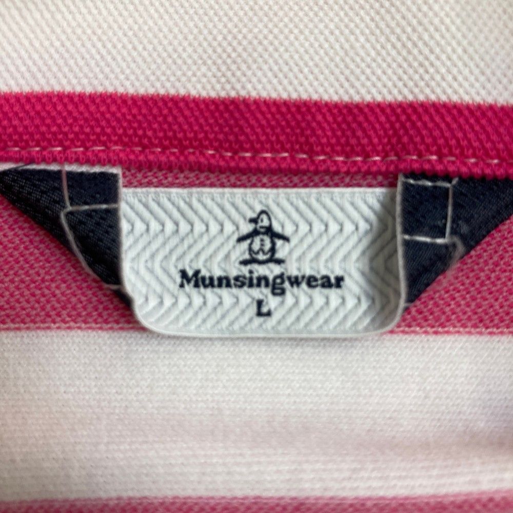 サイズ：L MUNSING WEAR マンシングウェア ハーフジップ 長袖T