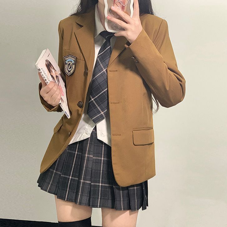 学生制服 5点セット セーラー服 JK制服 本格制服 長袖 ジャケット シャツ ネクタイ ショート丈 スカート コスプレ コスチューム 高校生 学生 制服 学園祭 文化祭 仮装 フォーマル 通学 入学式 卒業式 senyu06