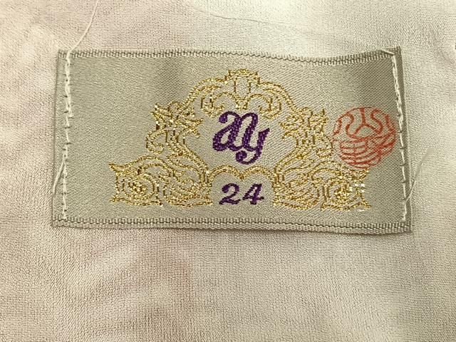 平和屋着物▽小紋　単衣　山野愛子　手描き　葉尽くし　洗える着物　AAAV2754fy 平和屋着物▽小紋 単衣 山野愛子 手描き 葉尽くし 洗える着物