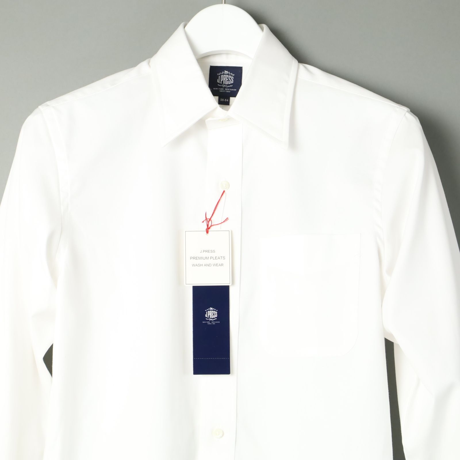 新品 J.PRESS ジェイプレス 定番 ピンオックス ドレスシャツ