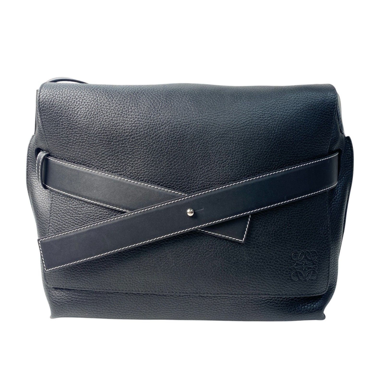 ロエベ LOEWE アナグラム メッセンジャー バッグ ショルダー