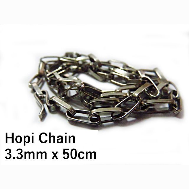 Hopi ホピ族 現地購入 ホピチェーンネックレス ホピ族 ネックレス ホピチェーン 3.3mm 50cm シルバー925 小豆