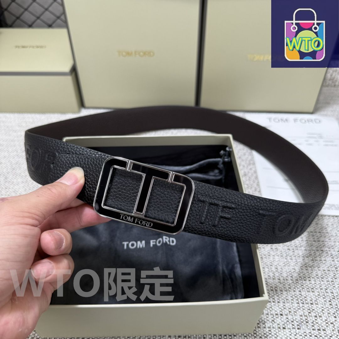 今日特価】Tom Ford トムフォード ダブルフェイスレザーベルト