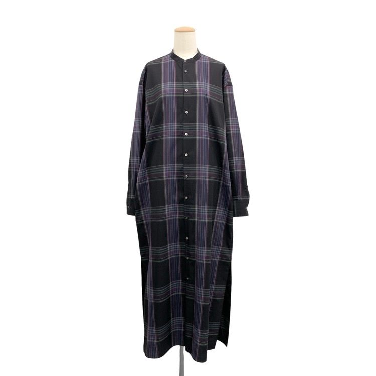AURALEE オーラリー SUPER LIGHT WOOL CHECK MAXI ONE-PIECE