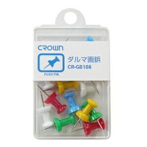 （まとめ） 画鋲 クラウン 画鋲 イロコミ CR-GB108-X 4953349059078 1個【×80セット】 12,150円