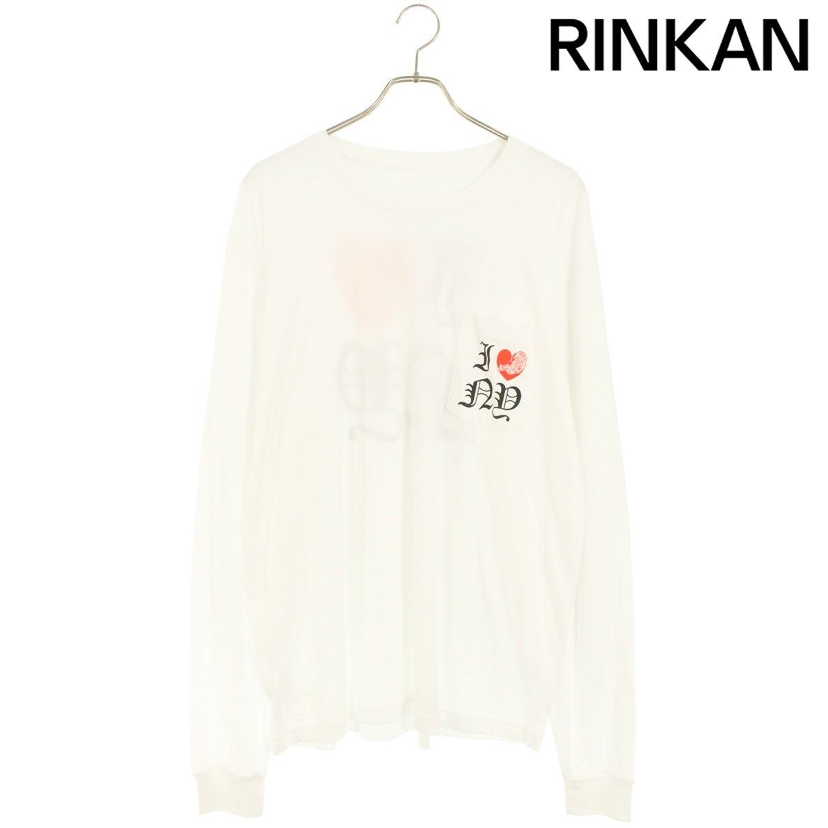 クロムハーツ CH L/S LTD ニューヨーク限定バックハートプリント