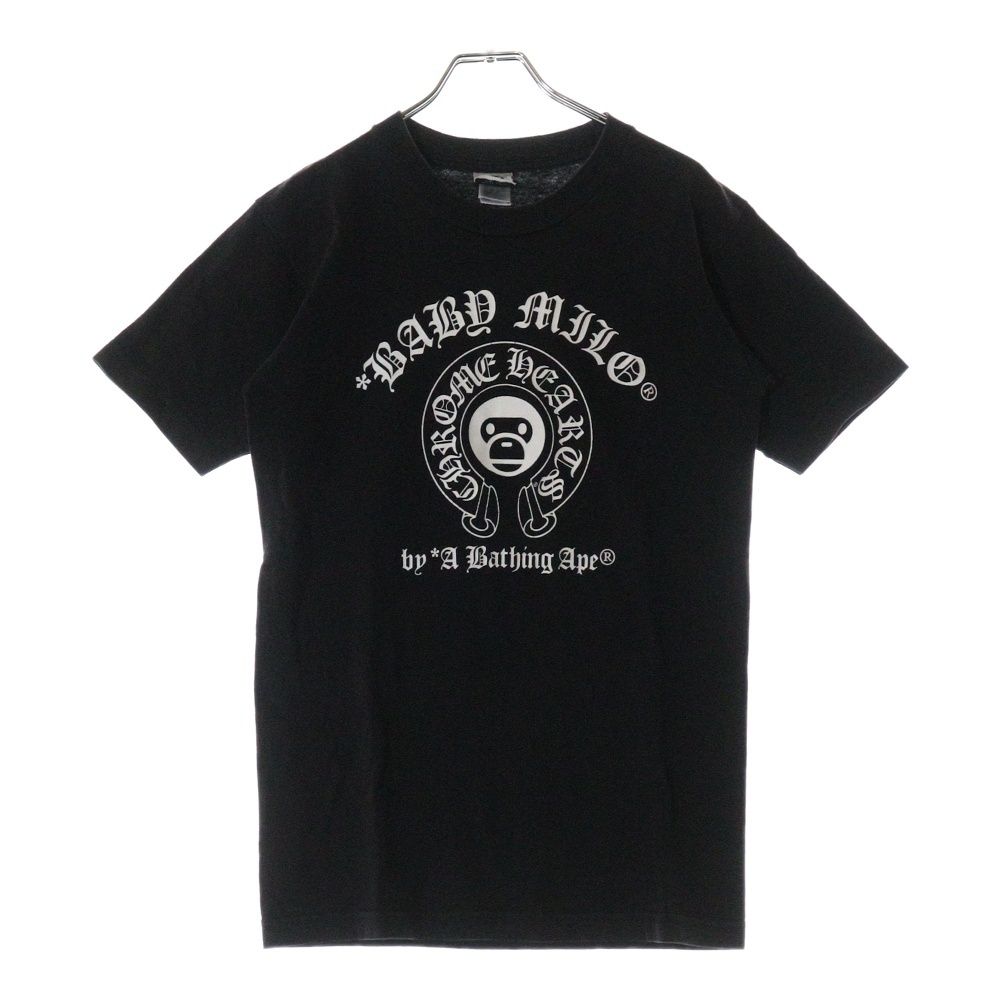 CHROME HEARTS ブラック Tシャツ APEとのコラボ商品です 中古・古着通販】CHROME HEARTS (クロムハーツ) A BATHING APE