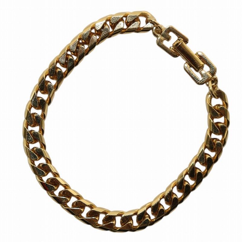 ジバンシィ GIVENCHY ヴィンテージ 喜平 ブレスレット チェーン ゴールド 金色 |KW GY18