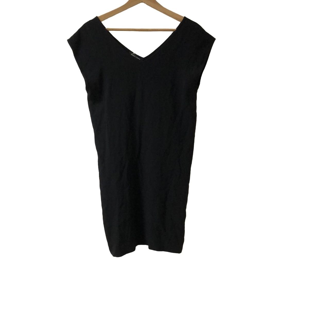 YOKO CHAN ヨーコ チャン ワンピース サイズF レディース - 黒 Vネック|ノースリーブ|ミニ