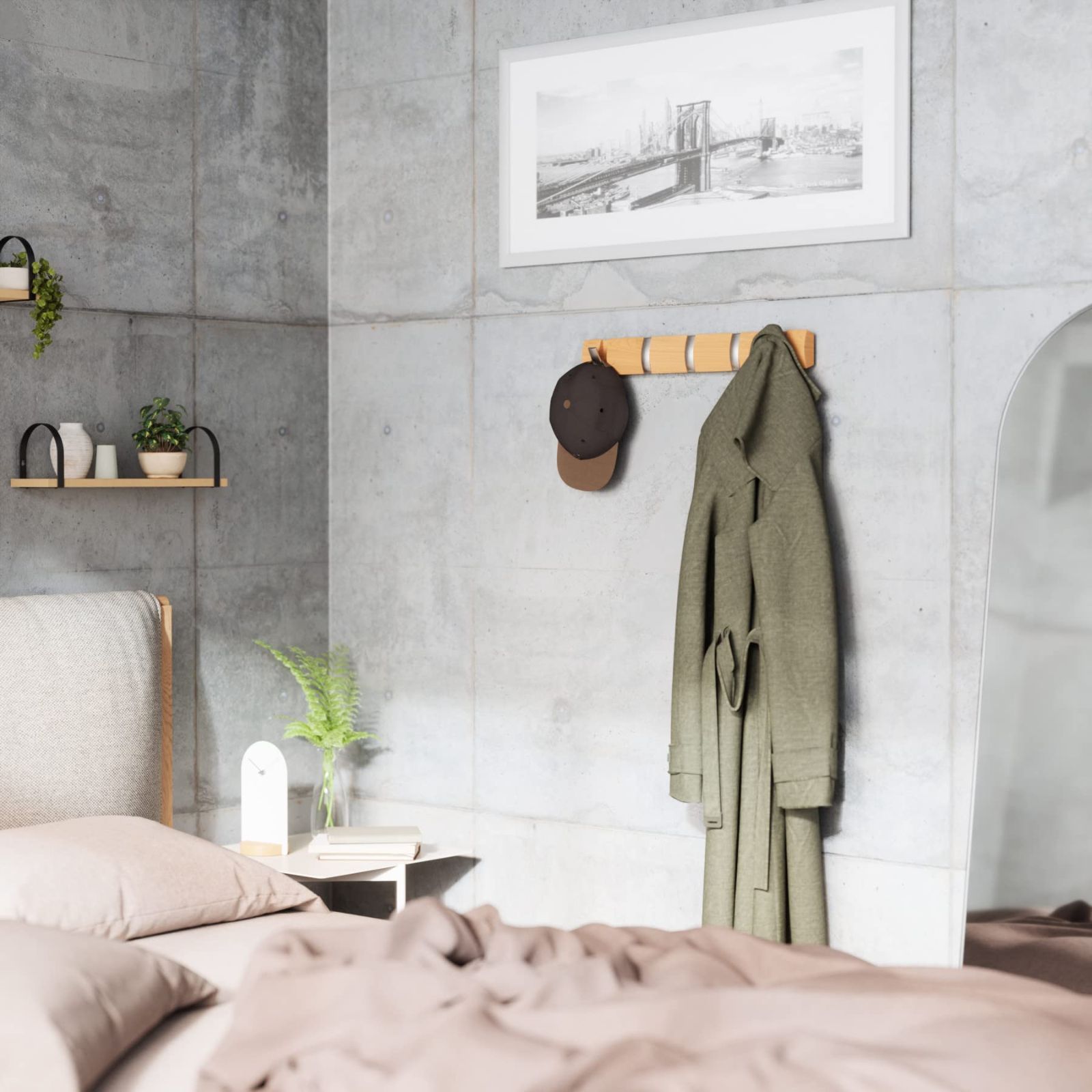 【umbra】 フリップフック FRIP HOOK ナチュラル 壁掛け5HOOK Amazon｜【umbra】 フリップフック FRIP HOOK ナチュラル 5HOOK