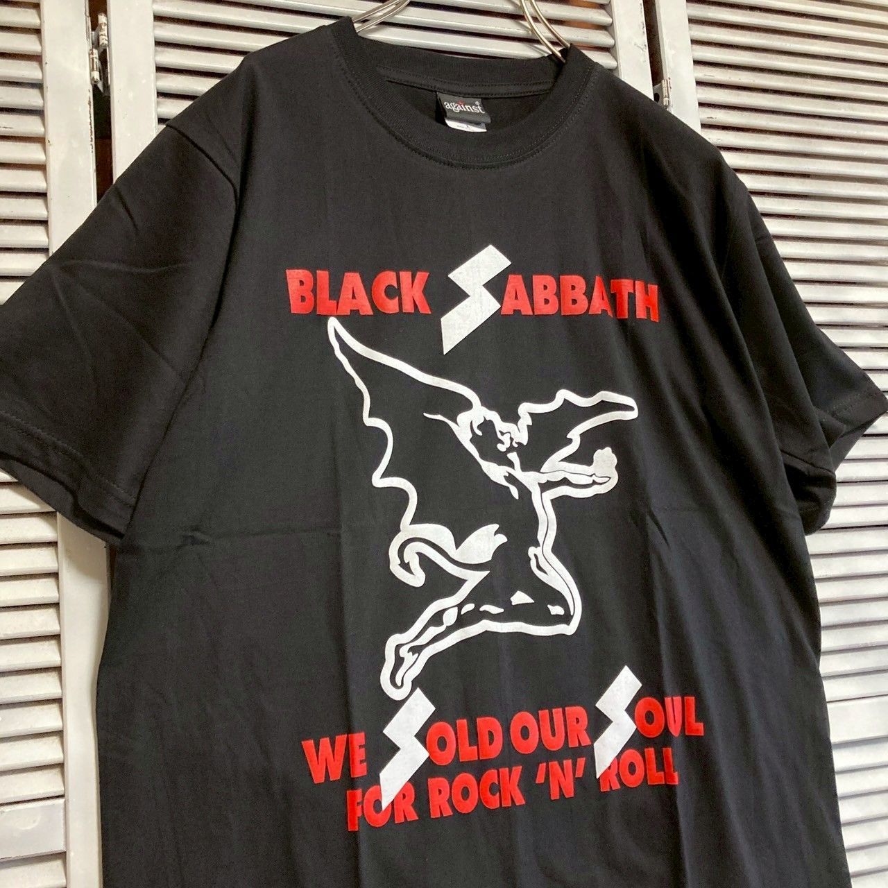 ヴィンテージBLACK SABBATH ツアーTシャツ オジーオズボーン ブラックサバス BLACK SABBATH オジーオズボーン 黒 バンド T