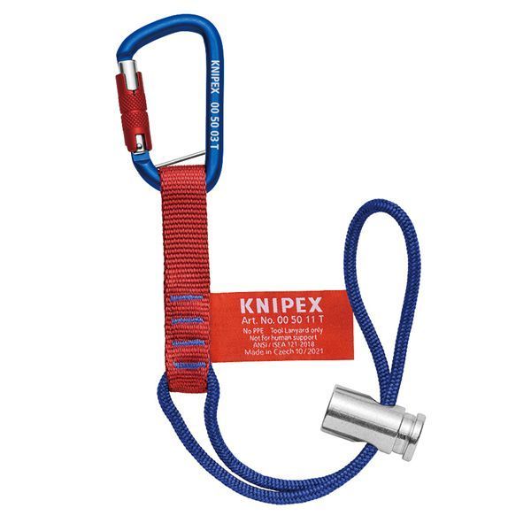 KNIPEX クニペックス カラビナ付キアダプターストラップ サイズ186×85×27 mm パック入 005013TBK