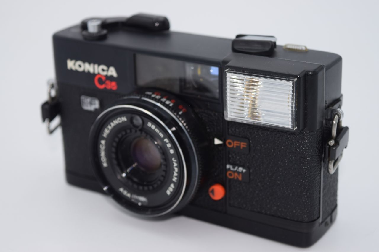 1円【ジャンク】 KONICA コニカ C35、C35EF 3点セット【78】