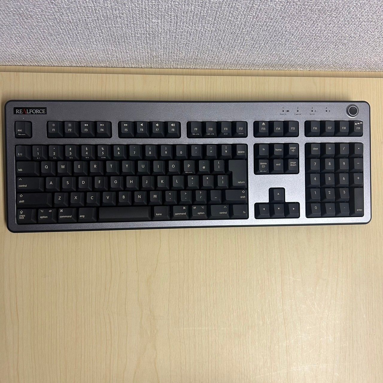 REALFORCE R3（Mac用配列／ダークシルバー&ブラック／R3HE11） 【公式
