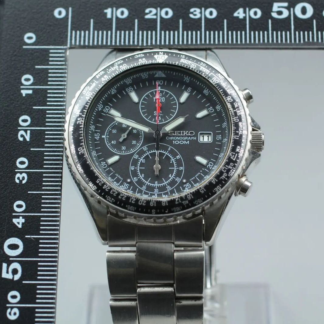 66 【極美品 稼働品】Seiko Flightmaster Pilot 7T92-0CF0 セイコー